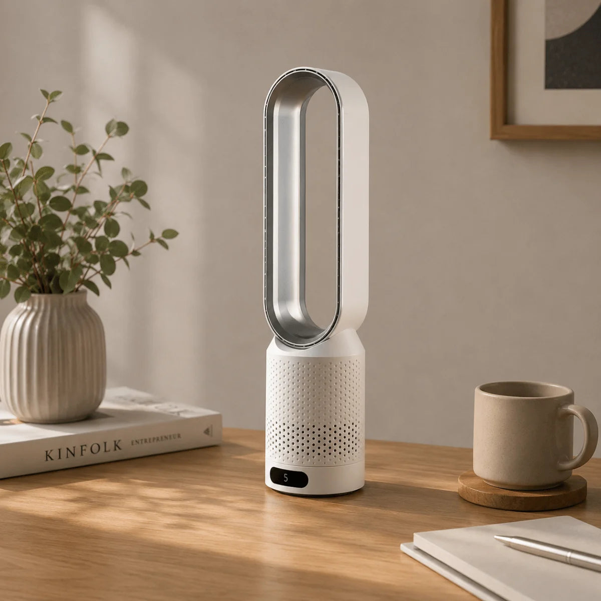 Tower Fan Bladeless 3-in-1 Digital Display
