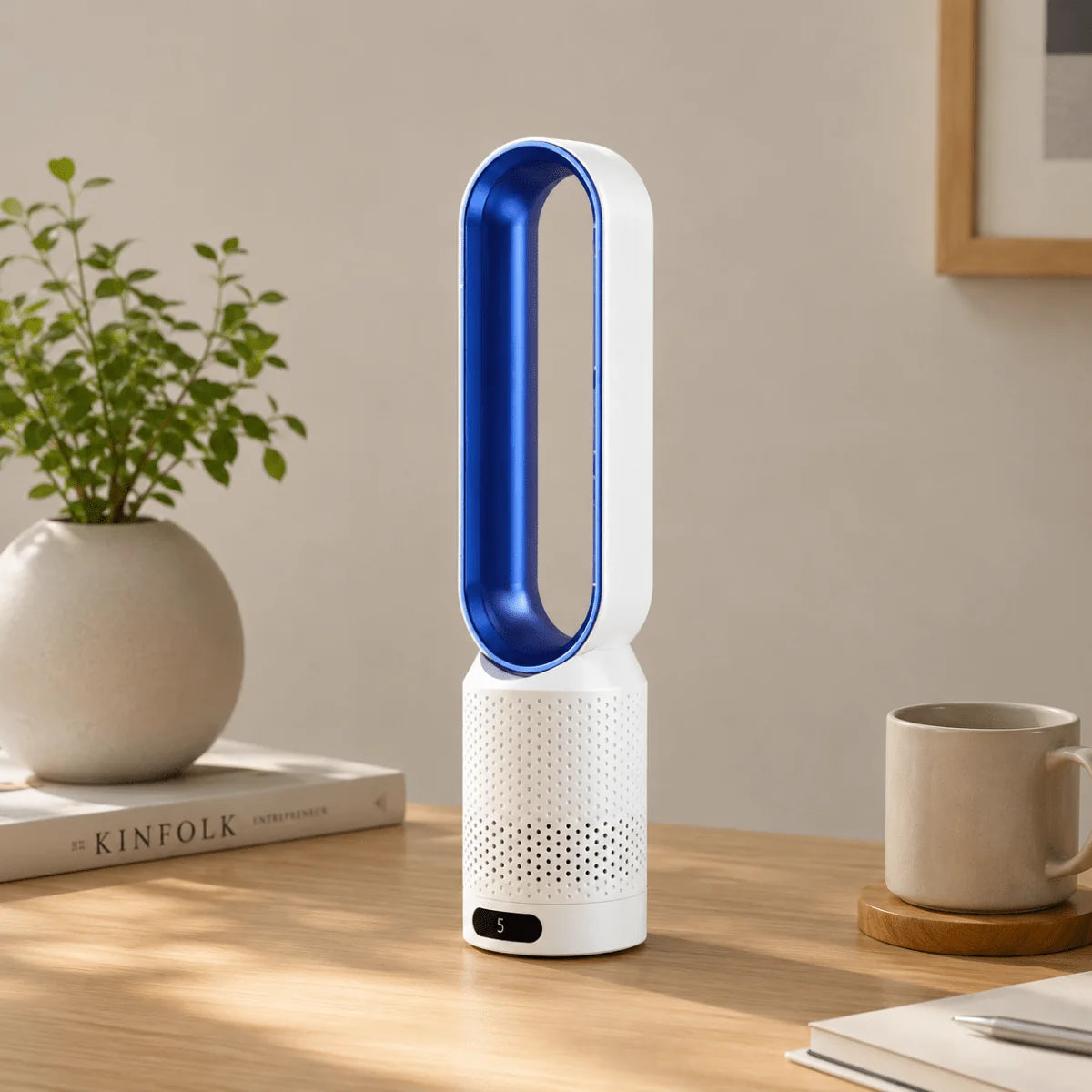 Tower Fan Bladeless 3-in-1 Digital Display