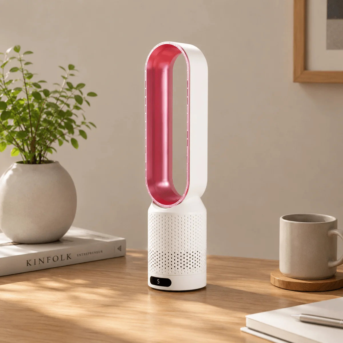 Tower Fan Bladeless 3-in-1 Digital Display