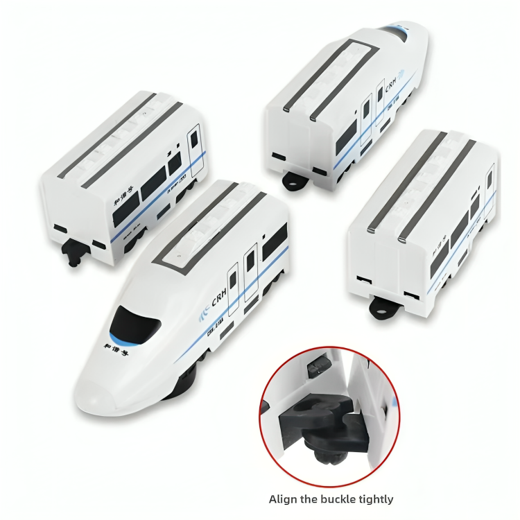 Toy Train Autonomous Driving & LED Lights 3-5 Car Set