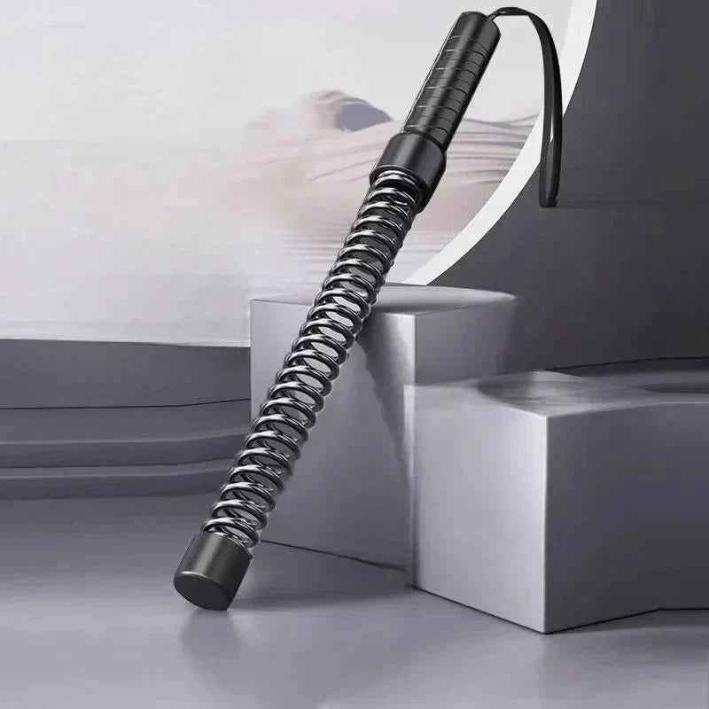 Training Ropes Weighted Steel Springs & Non-Slip Leather Handles