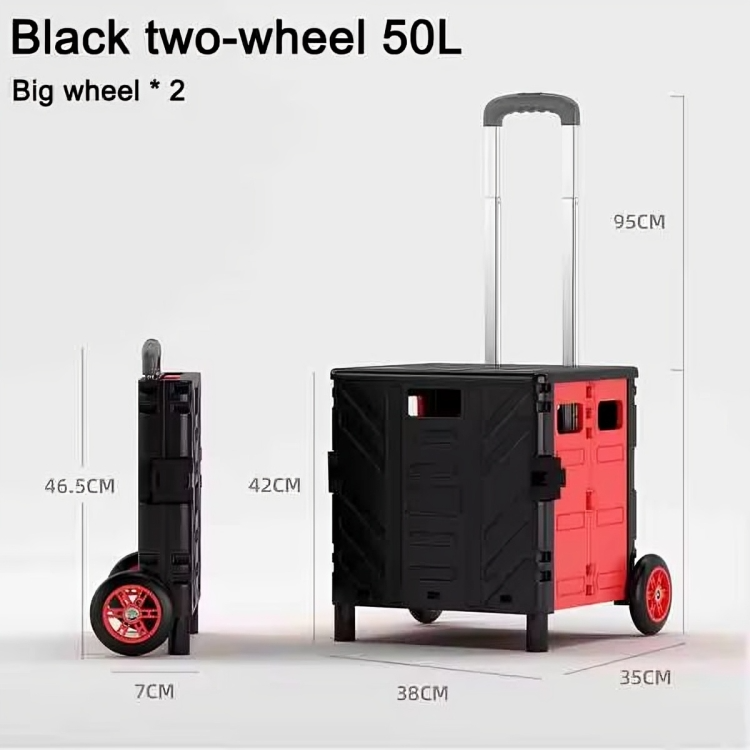 Transport Cart Foldable Stair-Climbing Wheels 75L