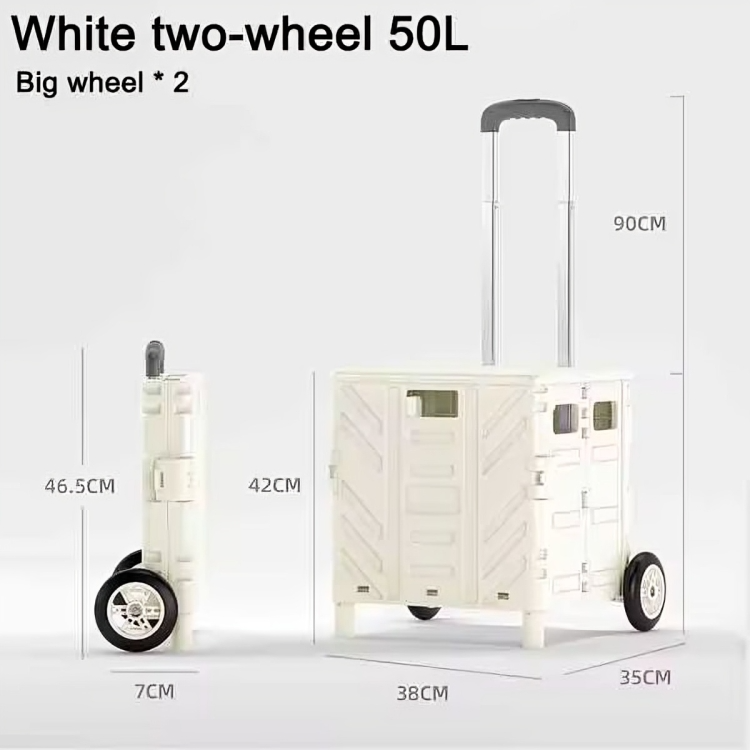 Transport Cart Foldable Stair-Climbing Wheels 75L