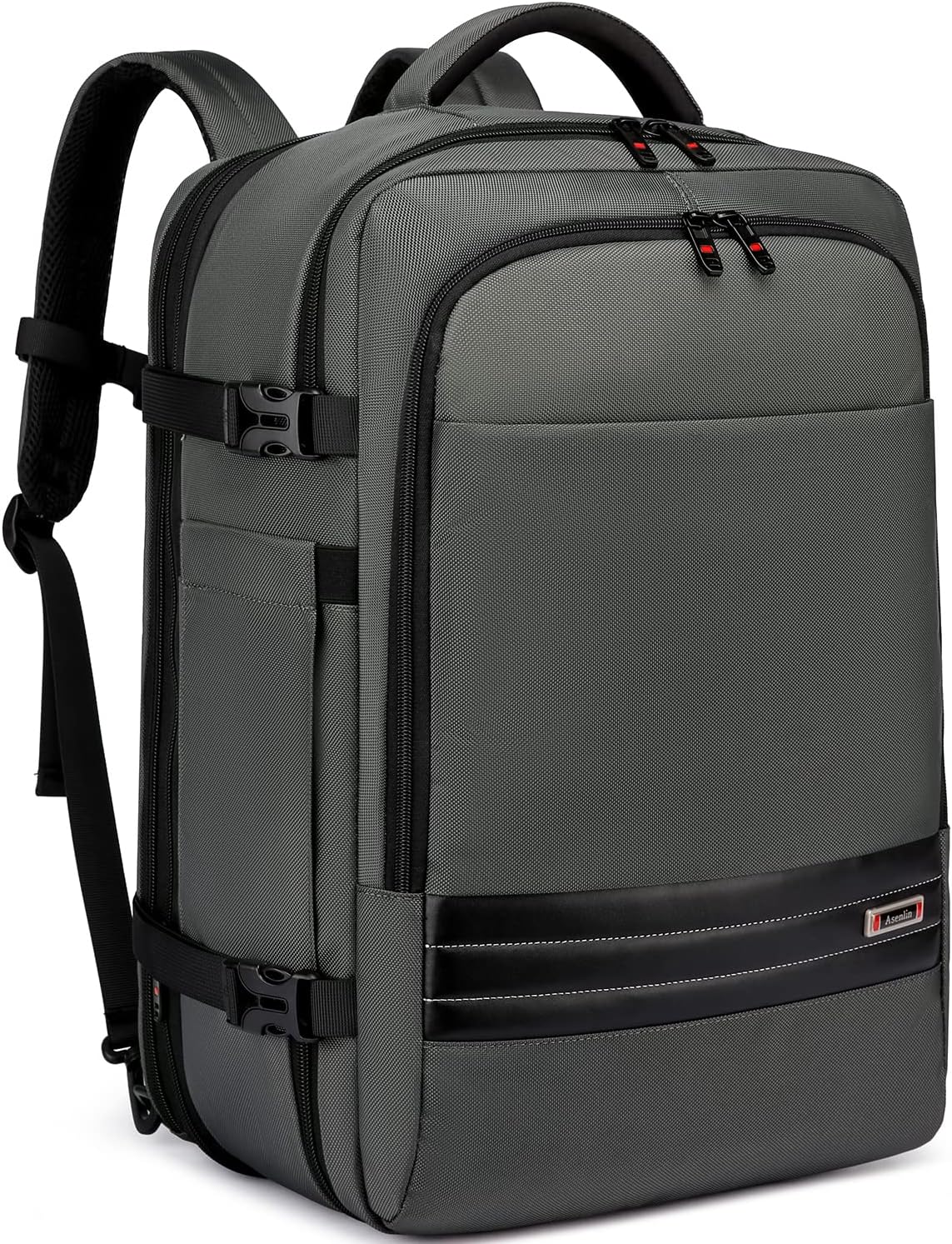 Travel Backpack Expandable 45-55L Padded Laptop Compartment Carry-On Compatible