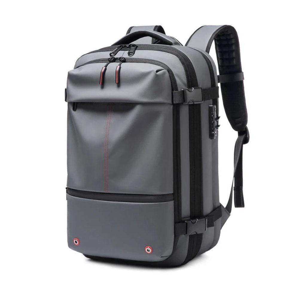 Travel Backpack Vacuum Compression Expandable 60L Padded Laptop Compartment