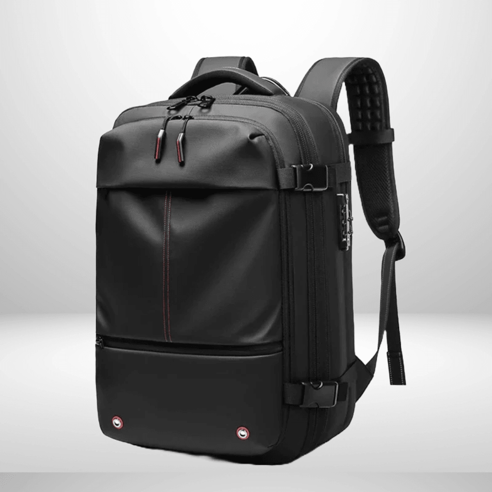 Travel Backpack Vacuum Compression Expandable 60L Padded Laptop Compartment