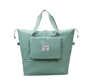 Travel Bag Foldable Space-Saving Zippered Wet Compartment 20-35L