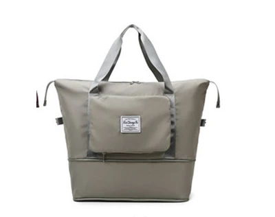 Travel Bag Foldable Space-Saving Zippered Wet Compartment 20-35L