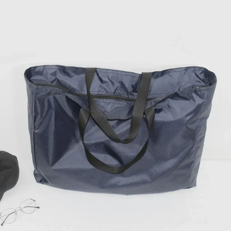 Travel Bag Foldable Water-Repellent Polyester Zipper Closure