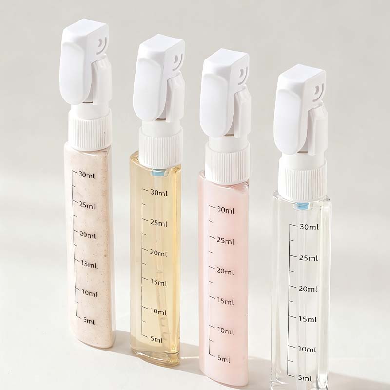 Travel Bottle Set Leak-Proof Push-Button Refillable