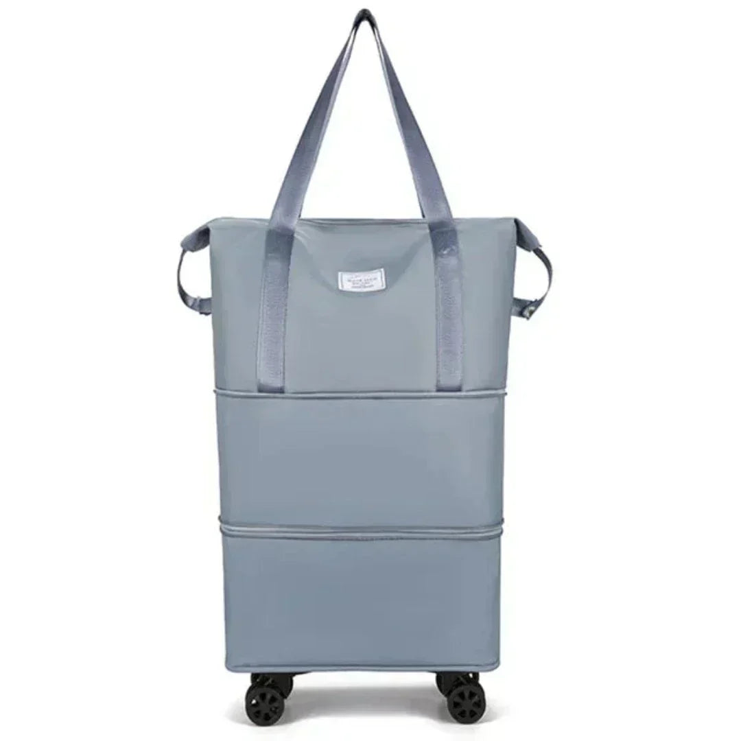 Travel Duffel Bag Expandable & Organized Interior