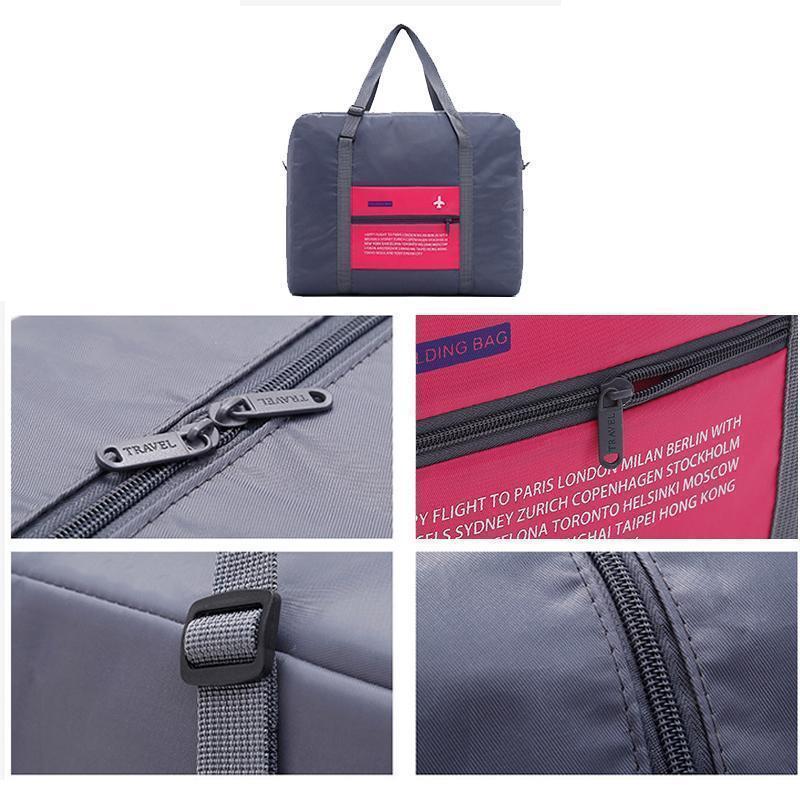 Travel Duffel Bag Foldable Luggage Sleeve Water-Resistant Nylon