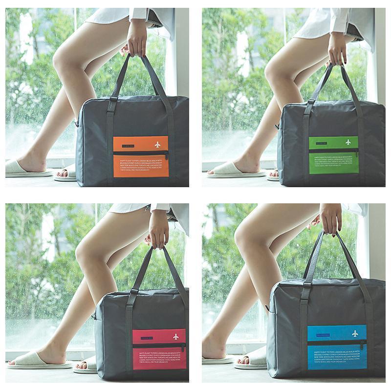 Travel Duffel Bag Foldable Luggage Sleeve Water-Resistant Nylon