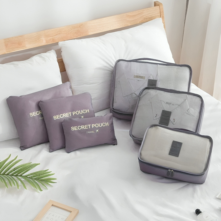 Travel Organizer Set 7-Piece Compression Waterproof Nylon