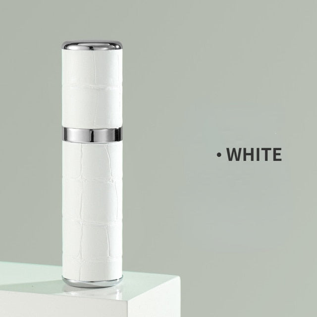 Travel Perfume Atomizer Refillable 5 Ml Leather Case