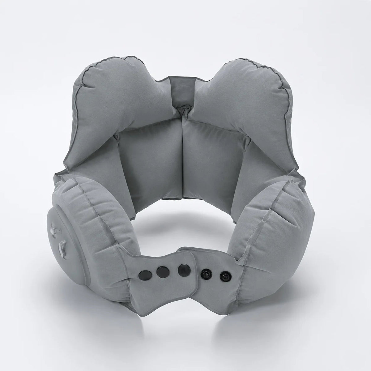 Travel Pillow One-Touch Inflation Ergonomic U-Shape Adjustable Buckle