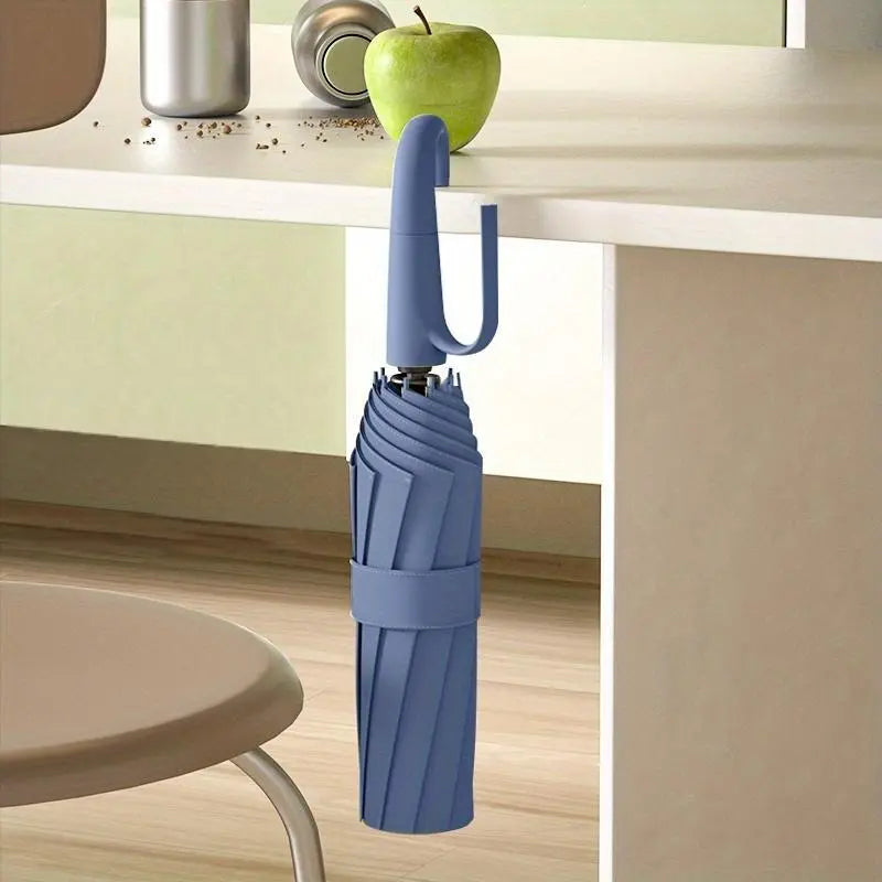 Travel Umbrella Auto Open Water-Repellent Ring Handle
