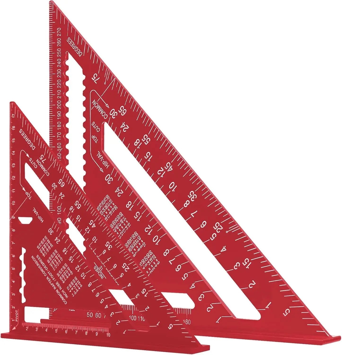 Triangle Protractor Aluminum Precision 43 x 30.5 cm