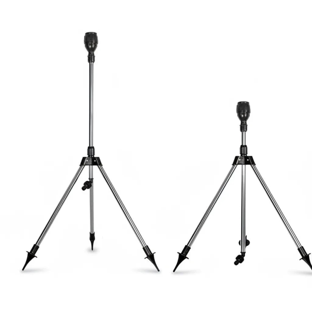 Tripod Sprinkler 360 Degree Rotation Height Adjustable Stainless Steel