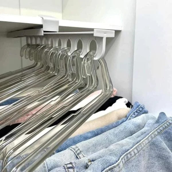 Trouser Rail Extendable Smooth Slide Holds Ten Garments