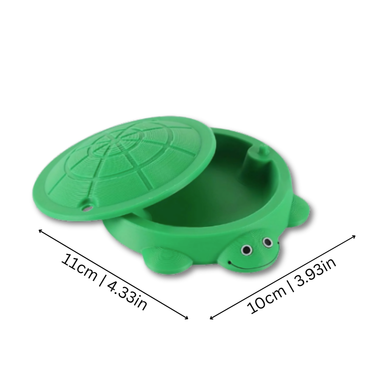 Turtle Sandbox Compact Removable Shell Sand & Accessories