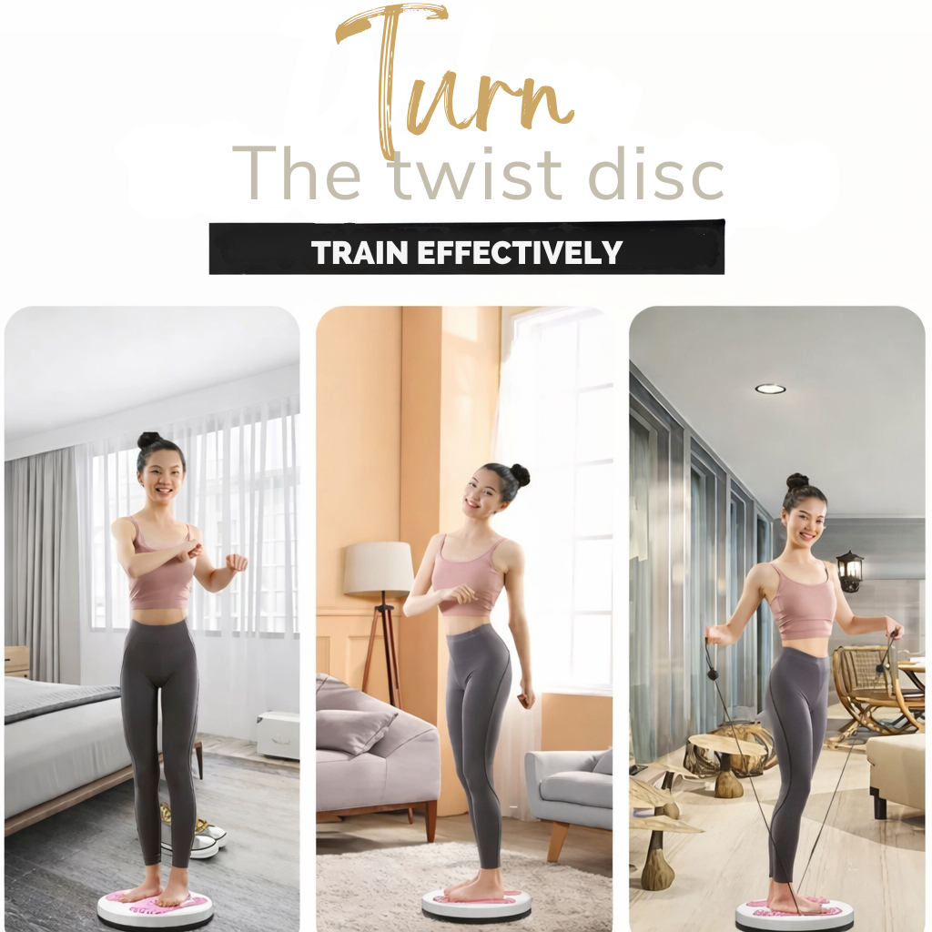 Twist Board Core & Waist Training Non-Slip Base