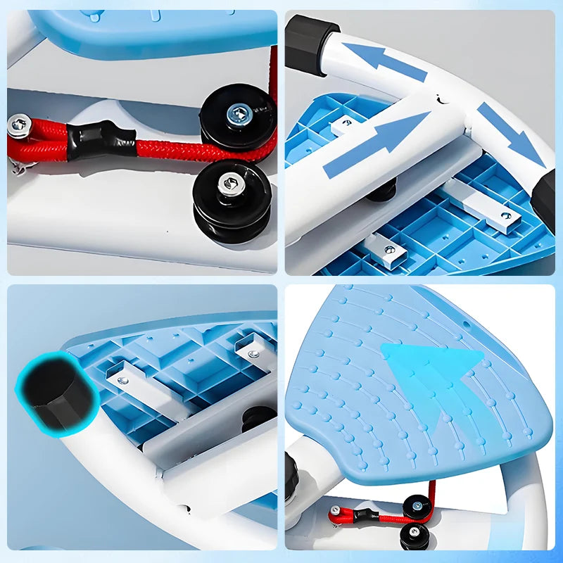 Twist Board Rotating Non-Slip Platform & Adjustable Resistance Bands