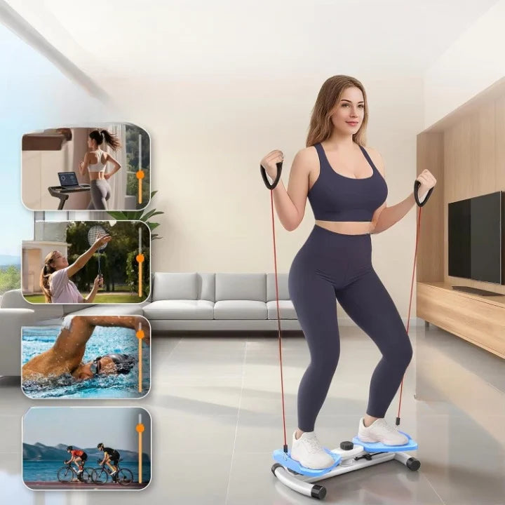 Twist Board Rotating Non-Slip Platform & Adjustable Resistance Bands