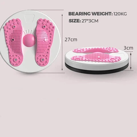 Twist Board Rotating Platform Non-Slip Base & Foot Massage