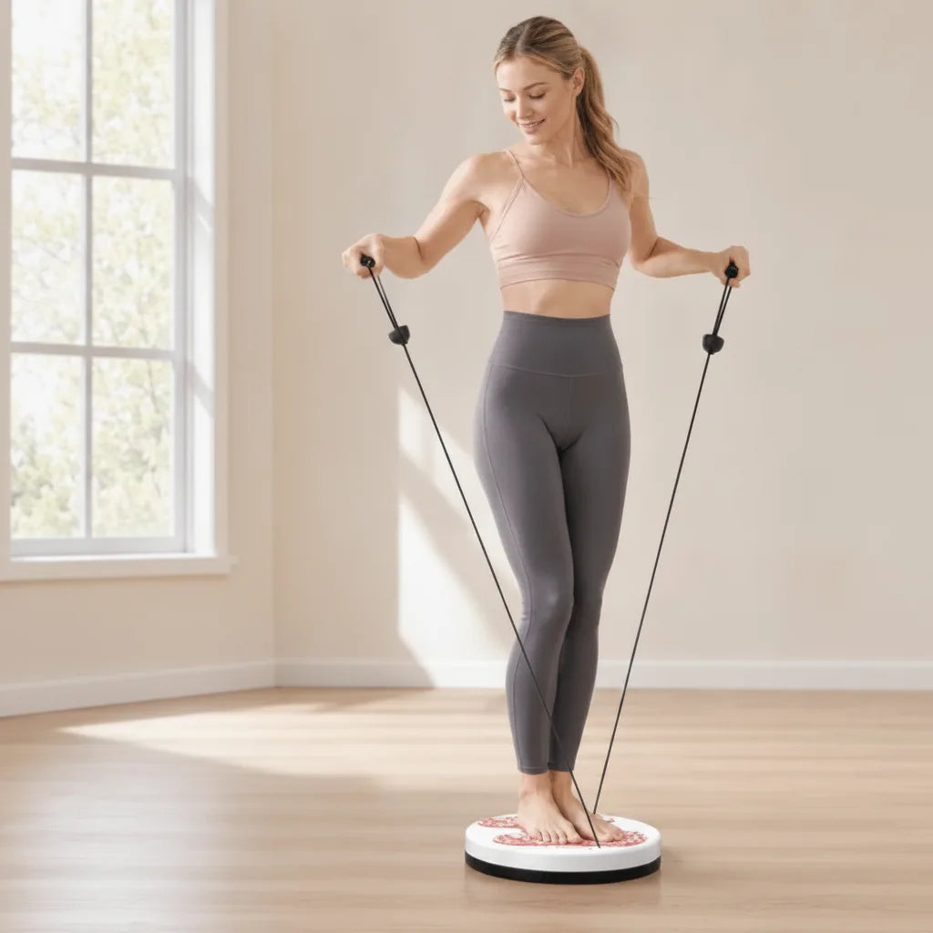 Twist Board Rotating Platform Non-Slip Base & Foot Massage