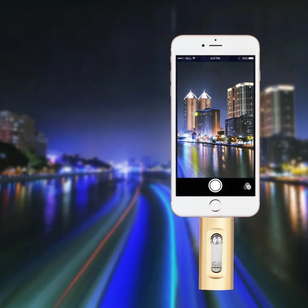USB Flash Drive Lightning USB-C & USB-A Metal Unibody