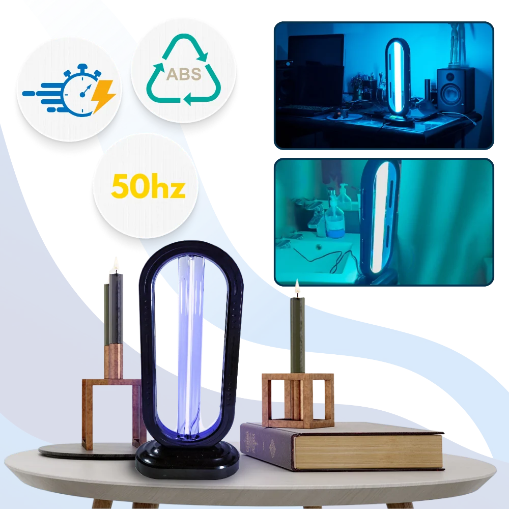 UV-C Disinfection Lamp Bedbug Eliminator Kills 99.9 Percent Germs