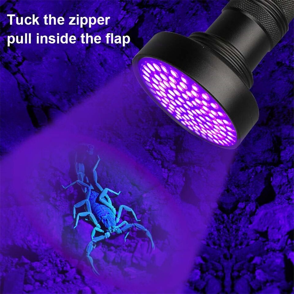 UV Flashlight 395nm Adjustable Brightness IPX4