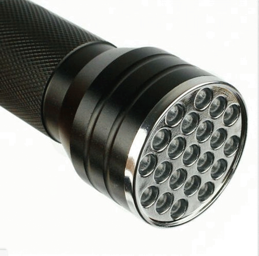 UV Flashlight 395nm Adjustable Brightness IPX4
