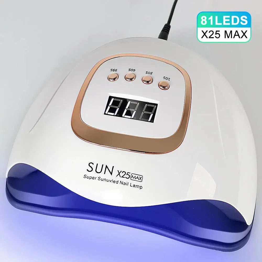 UV/LED Nail Lamp 81-LED Fast Curing Auto Sensor