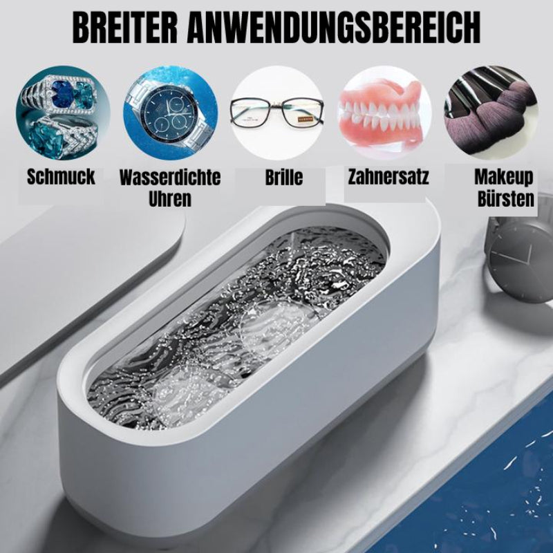 Ultrasonic Cleaner 360° Deep Cleaning For Jewelry & Glasses