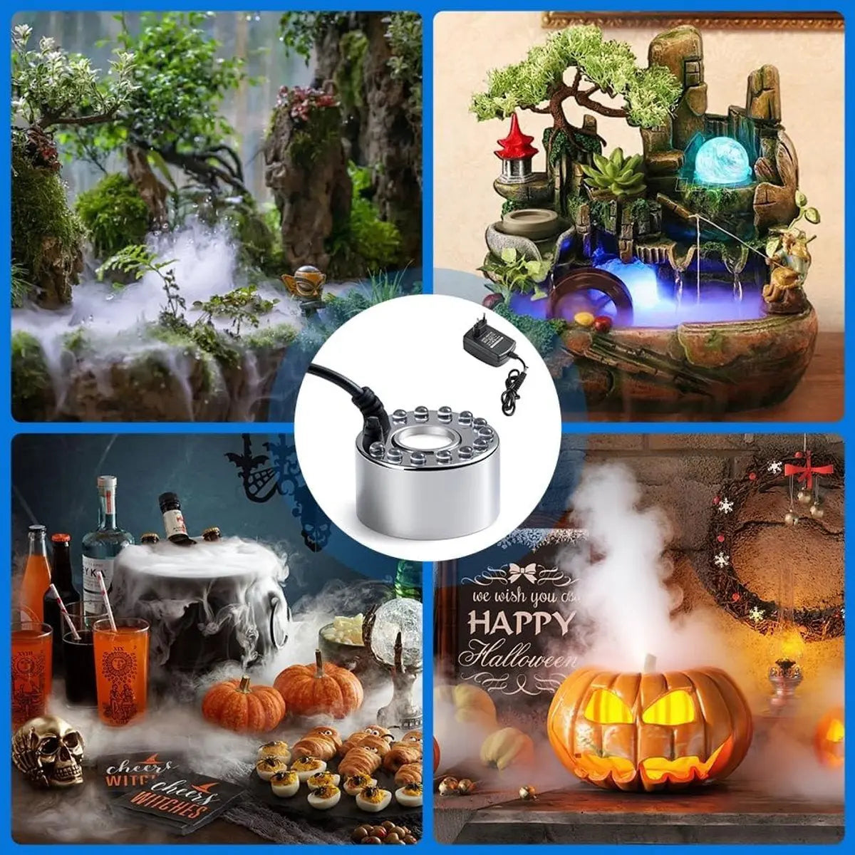 Ultrasonic Fogger Dense Mist LED & Water Level Sensor