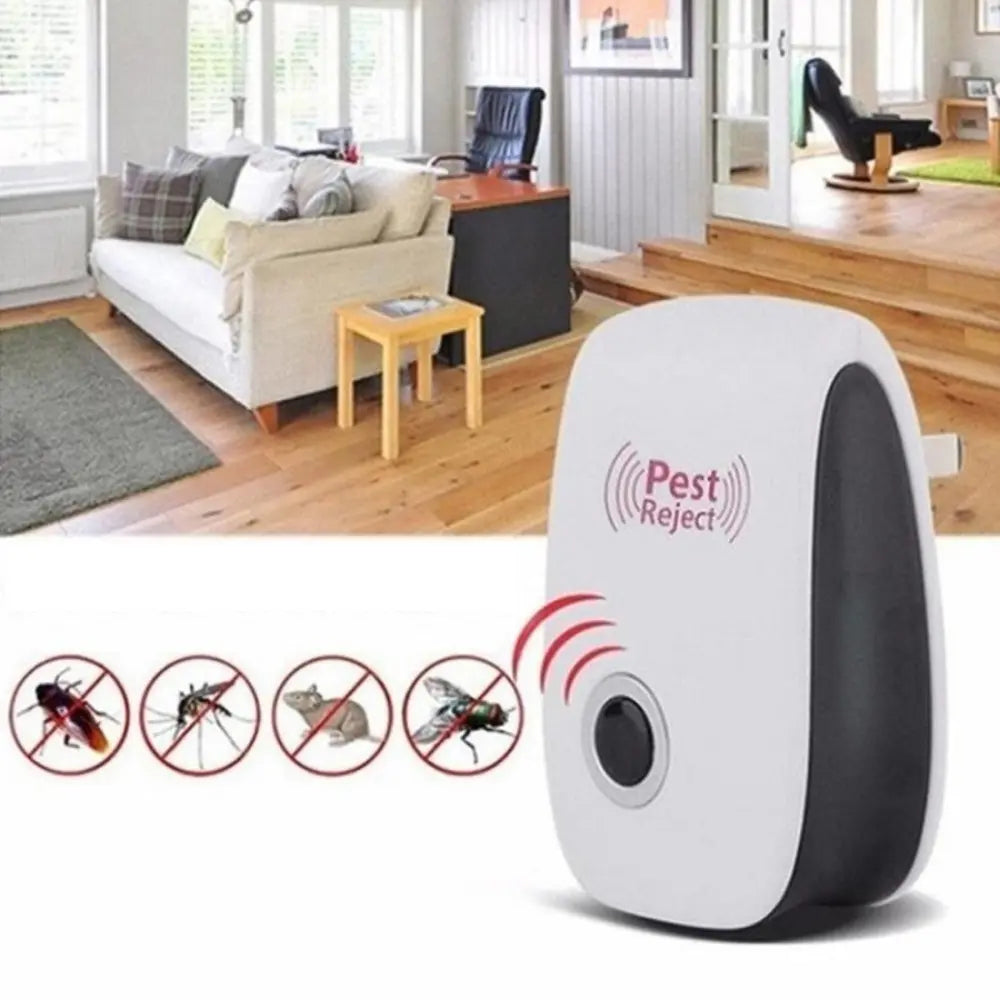 Ultrasonic Pest Repellent Plug-In Chemical-Free & Pet-Safe 3-Piece Set
