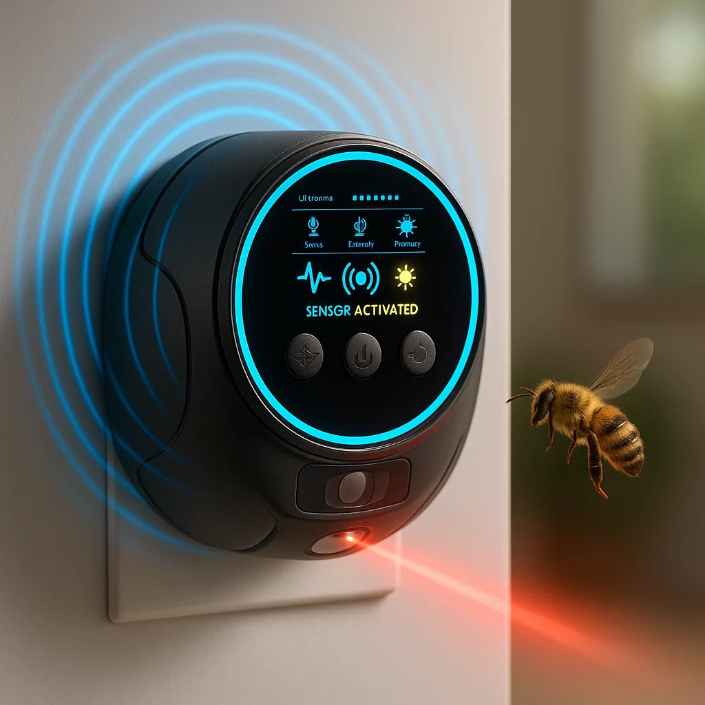 Ultrasonic Pest Repeller Chemical-Free Plug-In 360 Degree Coverage