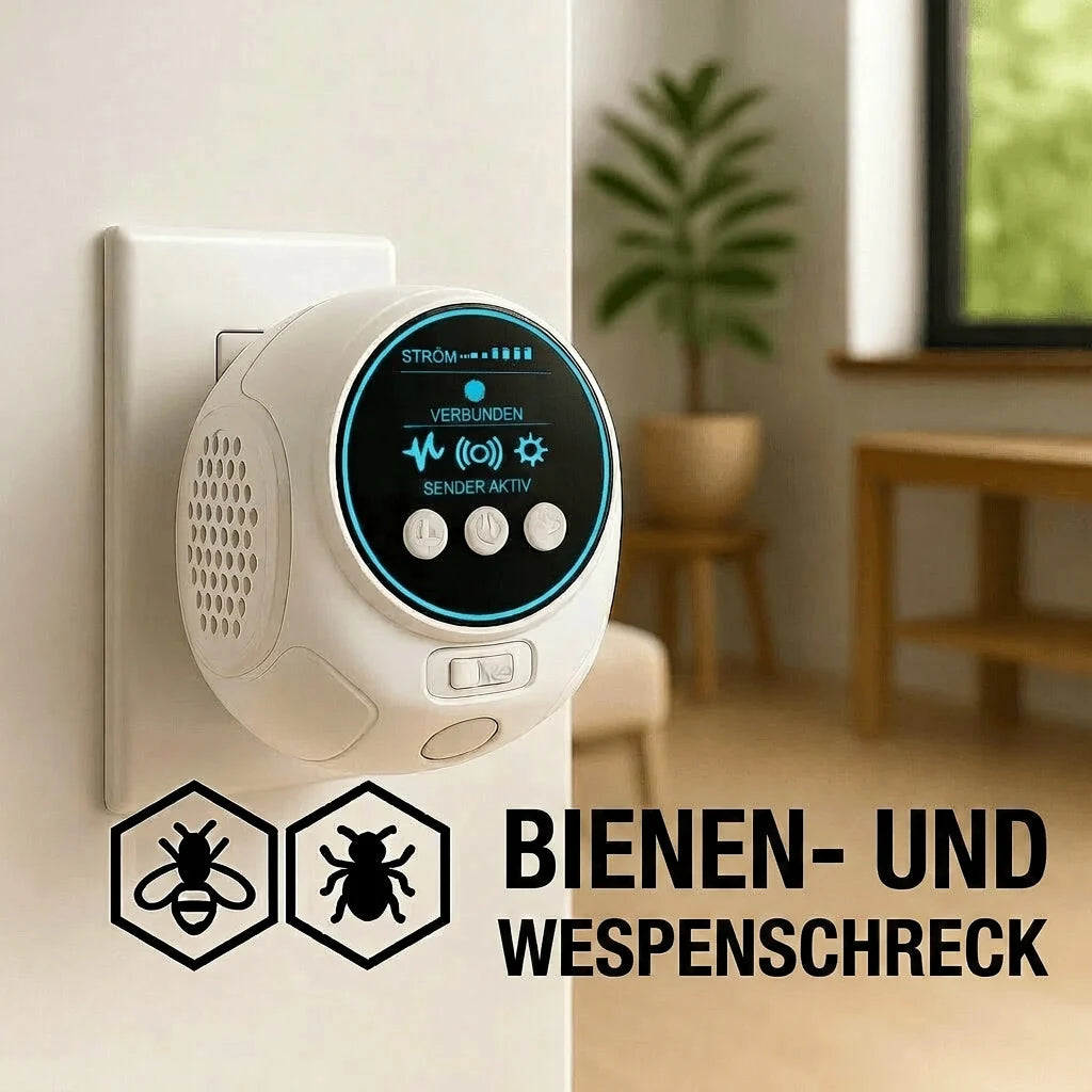 Ultrasonic Pest Repeller Chemical-Free Plug-In 360 Degree Coverage