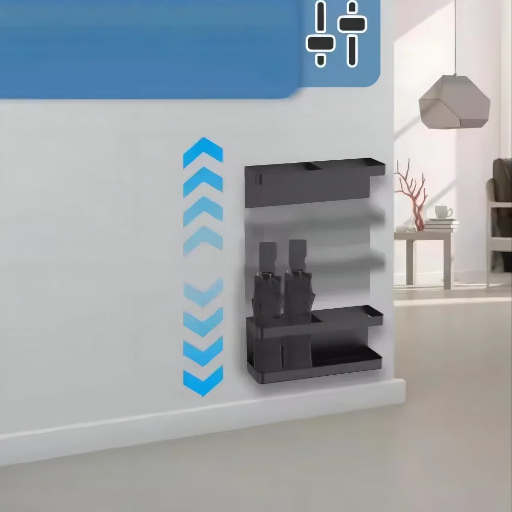 Umbrella Holder Wall-Mounted Drip Tray & Adhesive Mount