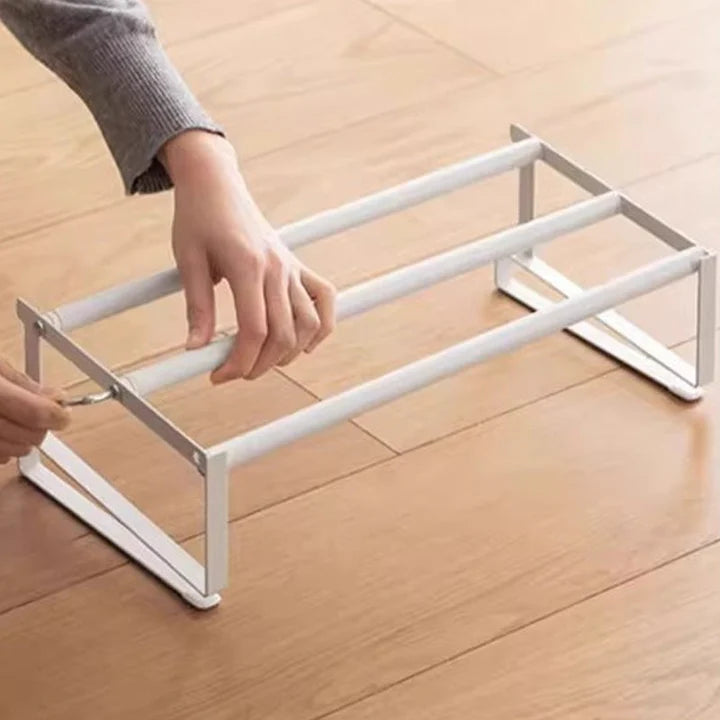 Under-Shelf Storage Slide-On No-Drill Iron Adjustable 30-50 cm