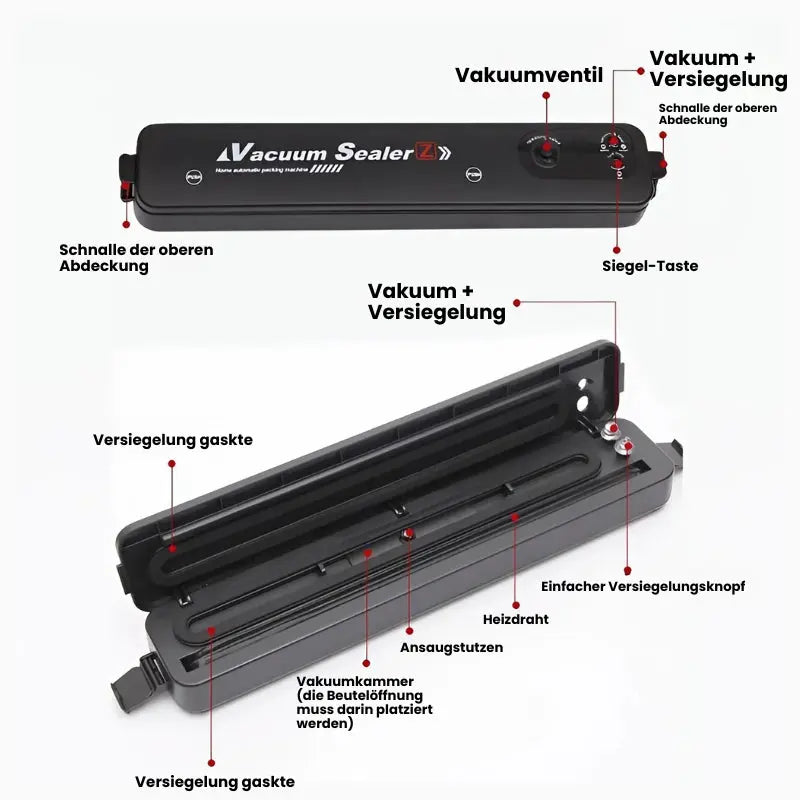 Vacuum Sealer Electric 12.6 Inch Seal Bags Included