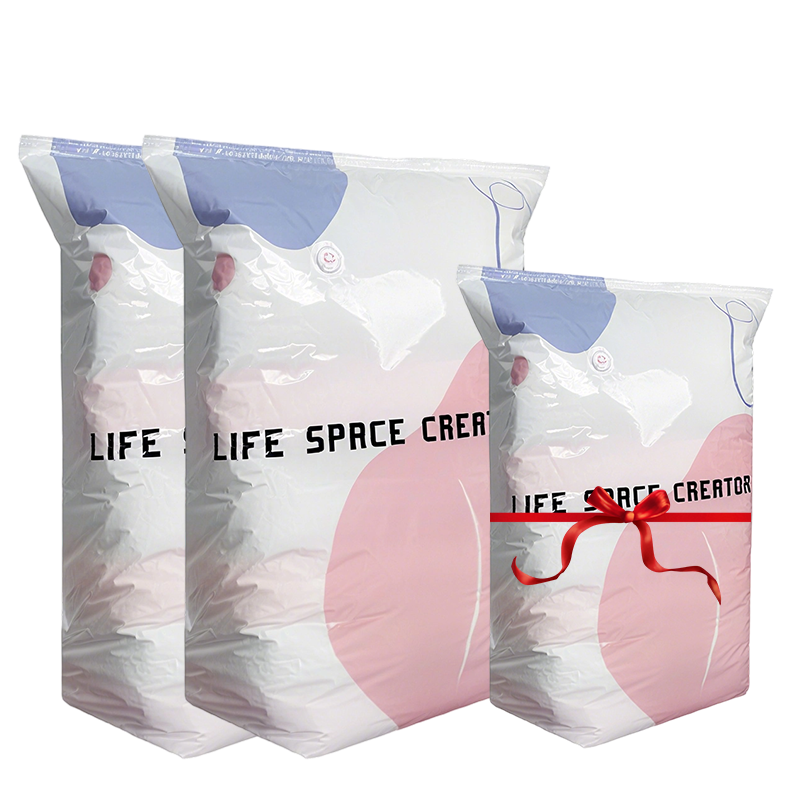 Vacuum Storage Bag No-Pump Compression Airtight & Moisture-Resistant