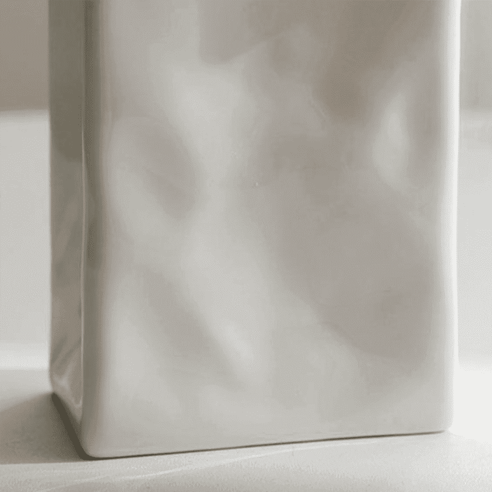 Vase Handbag-Shaped Porcelain Compact