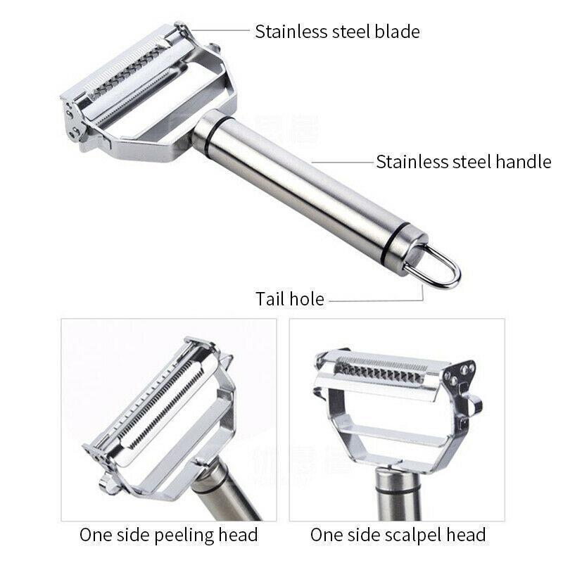 Vegetable Peeler 2-in-1 Julienne & Standard Stainless Steel