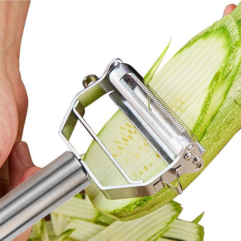 Vegetable Peeler Dual Blade Stainless Steel Ergonomic Handle