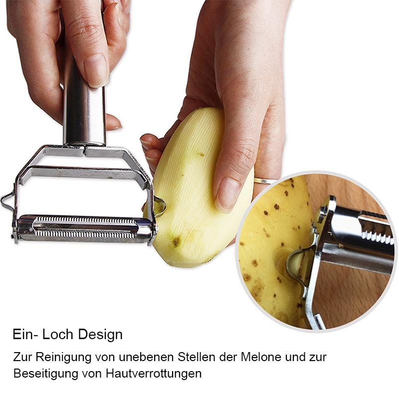 Vegetable Peeler Dual Blade Stainless Steel Ergonomic Handle