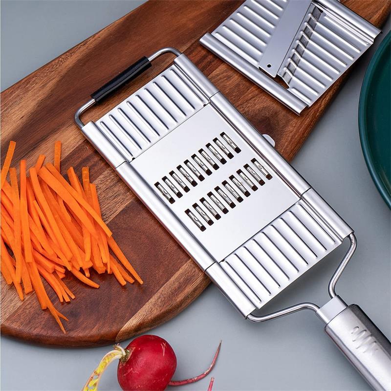 Vegetable Slicer Stainless Steel Interchangeable Heads