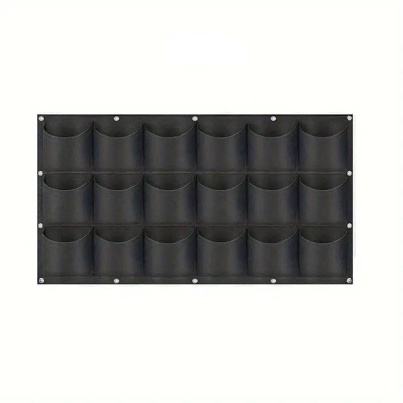 Vertical Felt Wall Planter 18 Pockets Indoor & Outdoor